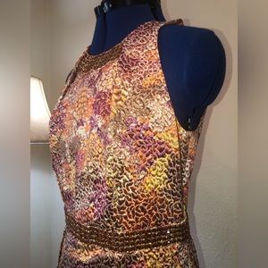 Carmen Marc Valvo, sleeveless dress, size 10